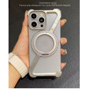 Z Shaped Metal Magsafe Bumper Case with Stand for iPhone