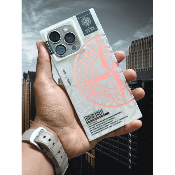 Fashion Laser Square Phone Case For iPhone