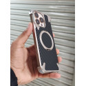 Carbon Magsafe Case with Metal Screw High Protection Bumper