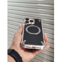 Carbon Magsafe Case with Metal Screw High Protection Bumper