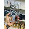 Premium Fashion Design Case for iPhone 360 Rotatable Aluminum Phone Stand Grip Phone Case