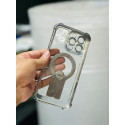 Premium Fashion Design Case for iPhone 360 Rotatable Aluminum Phone Stand Grip Phone Case