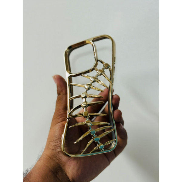 Premium Style 3D Fishbone Phone Case Protection for iPhone