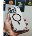 HD Clear Magsafe Supported With Camera Stand Case for iPhone