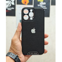 Premium Magnetic PU Leather Without Camera Lens Protection Case for iPhone