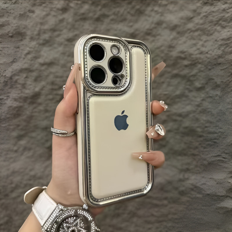 Luxury Electroplated Cortex Phone Case For iPhone