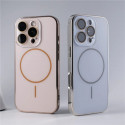 AG Frosted Fine Ring Magnetic Case for iPhone