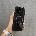 Poly Carbonate CamSheell Folding Bracket Armor Magnetic Phone Case for iPhone