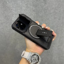 Poly Carbonate CamSheell Folding Bracket Armor Magnetic Phone Case for iPhone