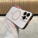 AG Frosted Fine Ring Magnetic Case for iPhone