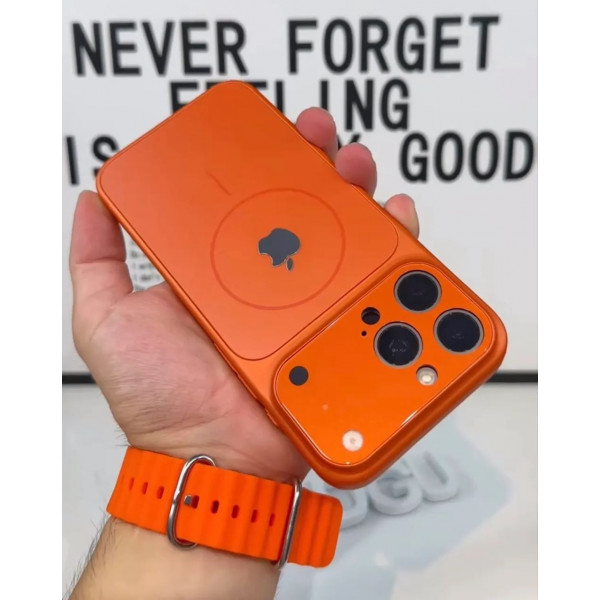 Poly Carbonate 17 Series Concept Magsafe with Logo Case For iPhone