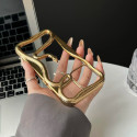 Hollow Snake Plating Poly Carbonate Phone Case for iPhone