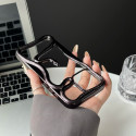 Hollow Snake Plating Poly Carbonate Phone Case for iPhone