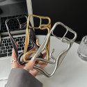 Hollow Snake Plating Poly Carbonate Phone Case for iPhone