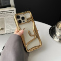 Hollow Snake Plating Poly Carbonate Phone Case for iPhone