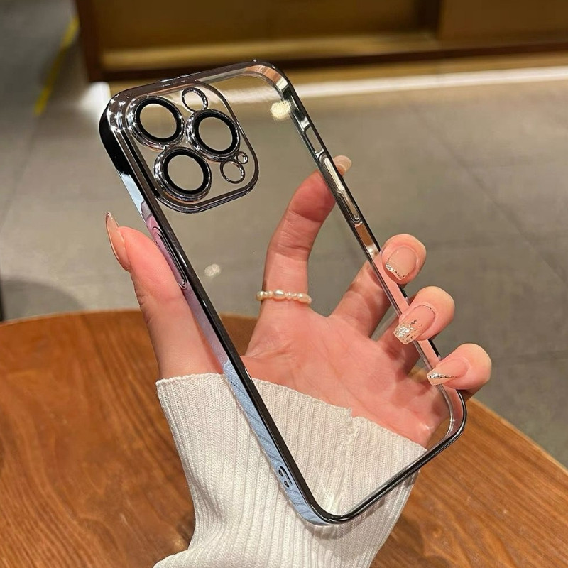 Ultra-Thin Transparent Anty Yellow Phone Case for iPhone