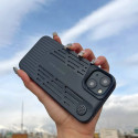 Premium Fragrance Heat Dissipation Case for iPhone 11 to 16 Pro Max, Black & Silver Color Available