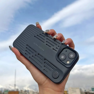 Premium Fragrance Heat Dissipation Case for iPhone 11 to 16 Pro Max, Black & Silver Color Available