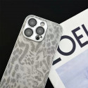 Luxury Leopard Print Glass Lens Film Soft Bumper Case – Women's Fashion Casing for iPhone 