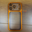 Luxury Matte Finished Ultra Thin Frosted Anti Yellow hard case with attached lens