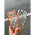 Luxury Matte Finished Ultra Thin Frosted Anti Yellow hard case with attached lens