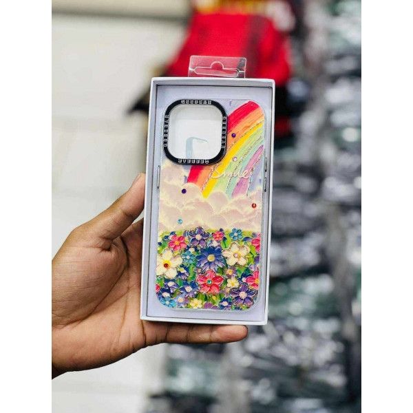 Soft Border 3D Rainbow Case For IPhone
