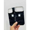 Luxury Electroplated Velvet Soft Phone Case - Black