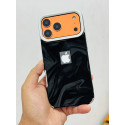 Luxury Electroplated Velvet Soft Phone Case - Black