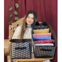  Printed Cloth Organizer Box