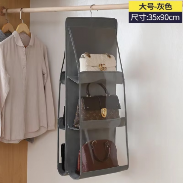 6 Pocket Foldable Hanging Bag 3 Layers Folding Shelf
