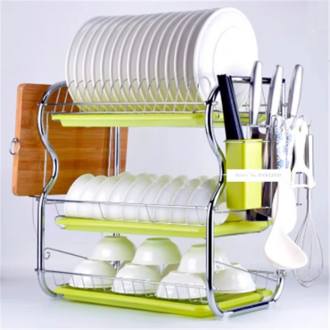 Modern design 3 tier kitchen dish drying rack