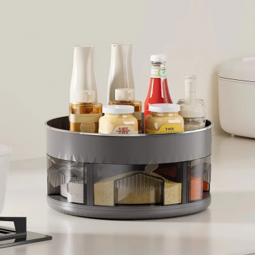 Kitchen 360° Rotating Spice Organizer
