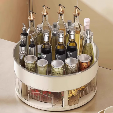 Kitchen 360° Rotating Spice Organizer