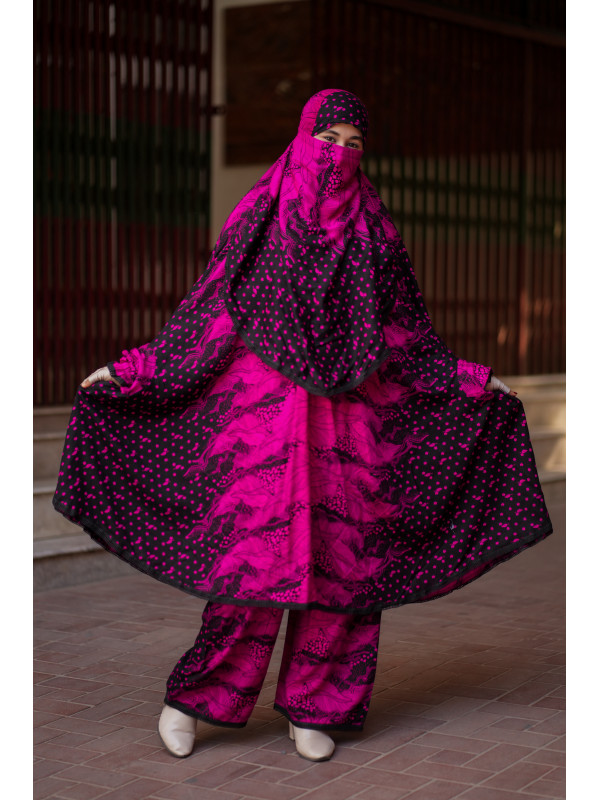 Khimar With Plazu Co...