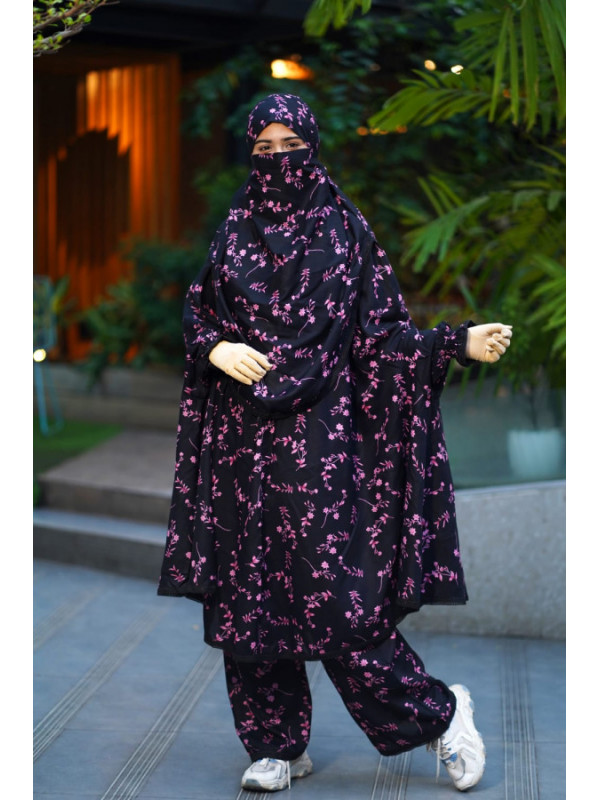 Khimar With Plazu Co...