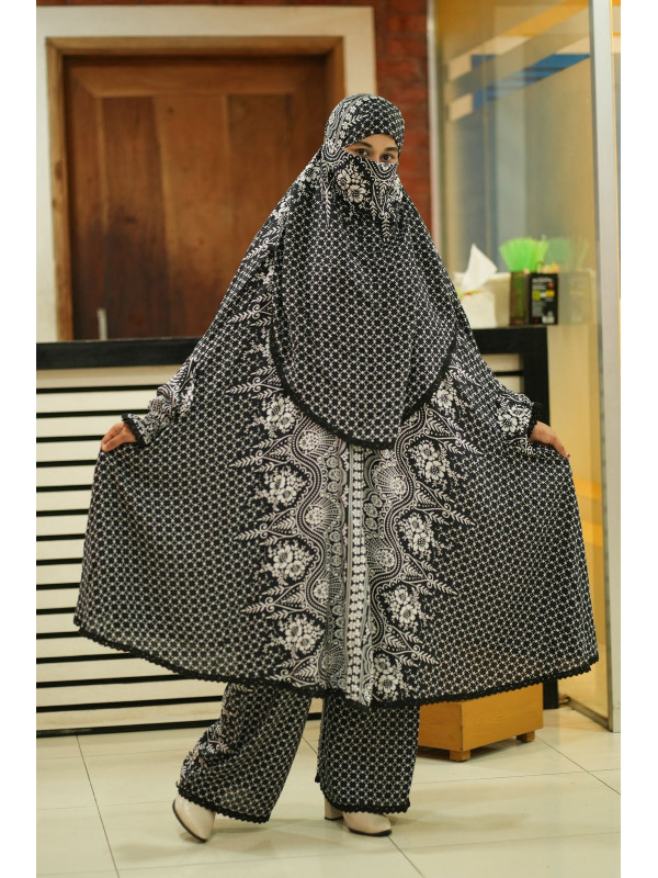 Khimar With Plazu Co...