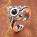১০০ ভাষায় I love U লেখা রিং|100 Language Love Special Ring With Box