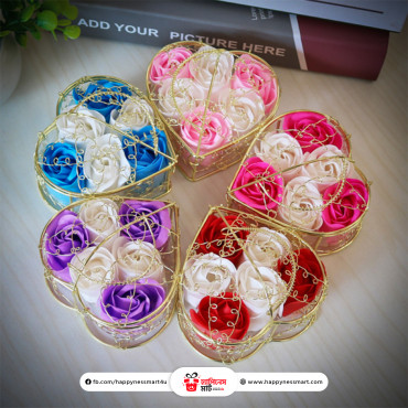 সাবন গোলাপ এর উপহার ঝুড়ি। Soap Rose Gift Basket