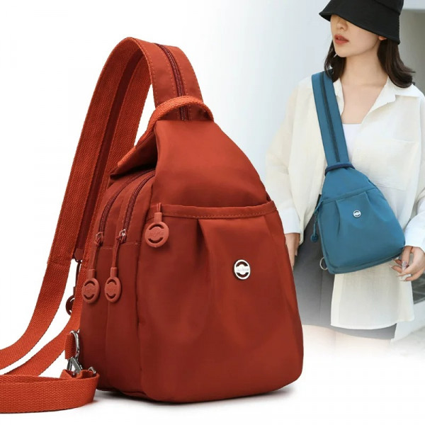 High-Looking Multi-Layer Nylon Cloth Backpack New Multi-Purpose Single Shoulder Women's Bag Korean Style