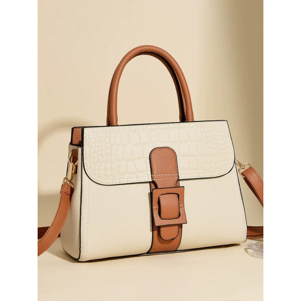  Fashionable Soft Genuine Leather Women's Handbag Large Capacity
