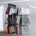 6 Pocket Foldable Hanging Bag 3 Layers Folding Shelf
