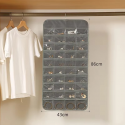 Hanging Storage Bag Jewelry Rack Necklace Bracelet Earrings Ring Watches Accessories Organizer with Hook