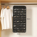 Hanging Storage Bag Jewelry Rack Necklace Bracelet Earrings Ring Watches Accessories Organizer with Hook