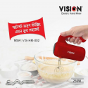 VISION Electric Hand Mixer-VIS-HM-003 Red