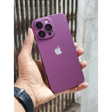 Purple Colour Hard Pc Case for iPhone With Lens Protection