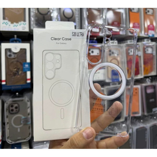Samsung official S26 Ultra Clear MagSafe Anti Yellow Case