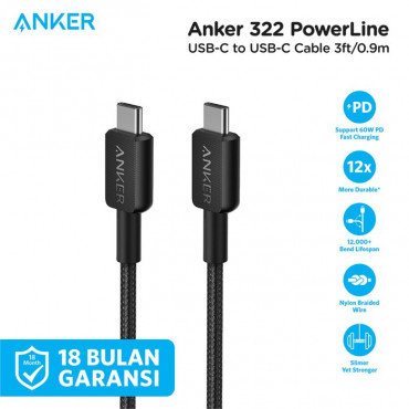 Anker 322 USB-C to USB-C Cable 