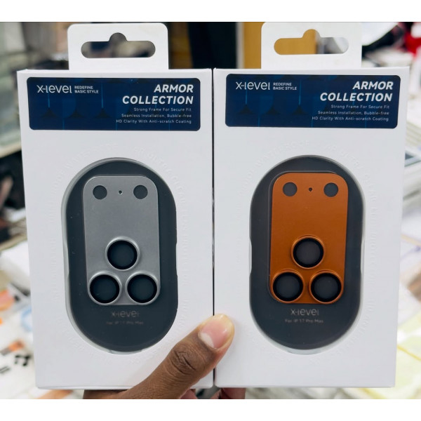 X-Level Full Coverage Camera Lens Protectors  - 17 Pro & 17 Pro Max
