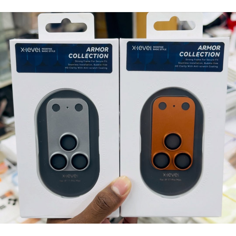 X-Level Full Coverage Camera Lens Protectors  - 17 Pro & 17 Pro Max
