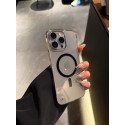 2 Cut Frameless Clear Magsafe case for iPhone